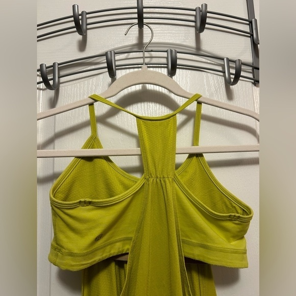 Lululemon No Limits sports bra Tank top women’s 6 lime green‎ neon - Picture 4 of 14